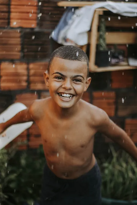 Criança sorrindo